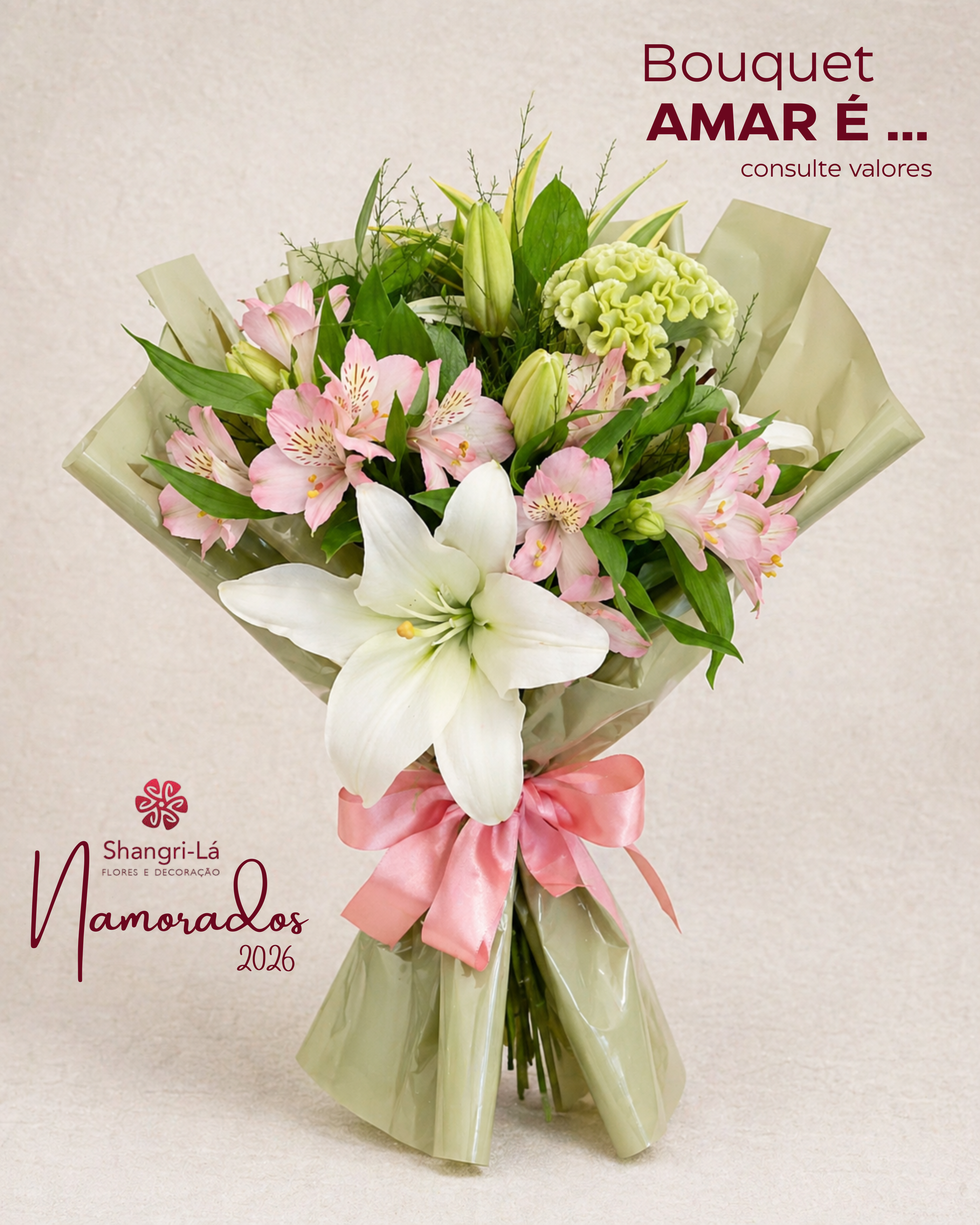 Arranjo de flores naturais para entrega em Alphaville e Barueri